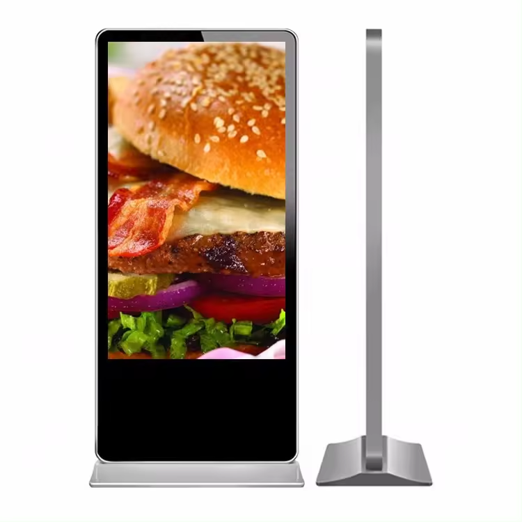 Pantalla Publicitaria Vertical de Piso – 2K/4K, Android o Windows (43" a 98")